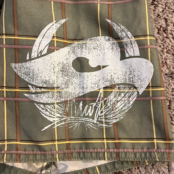 Tony Hawk Boys Size 7 (Large) Green Unlined Swim Trunks - Picture 4 of 7